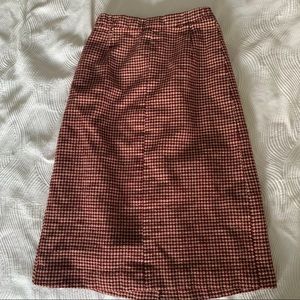 🌙Vintage Houndstooth Skirt!